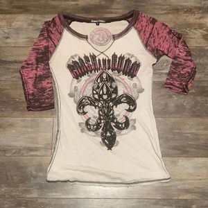 Crash & Burn Fleur De Lis T-Shirt